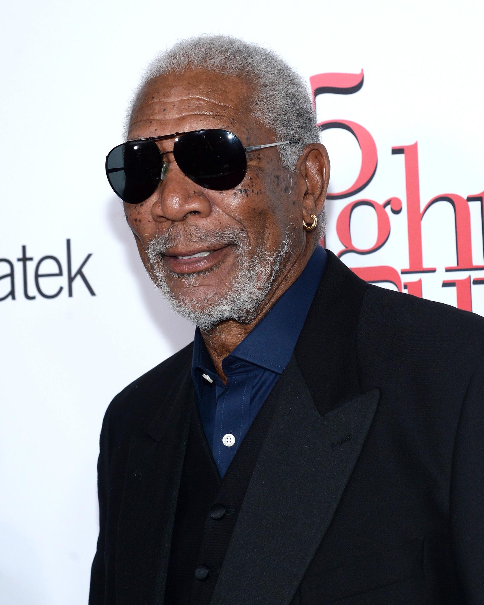 Morgan Freeman at an event for 5 Flights Up (2014)