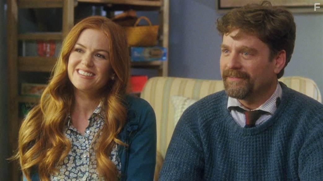 Isla Fisher and Zach Galifianakis in Keeping Up with the Joneses (2016)