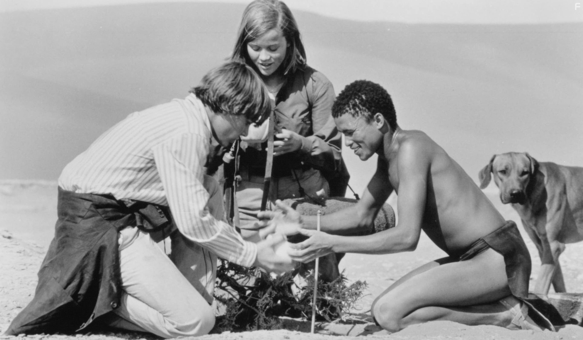 Reese Witherspoon, Sarel Bok, and Ethan Embry in В плену песков (1993)