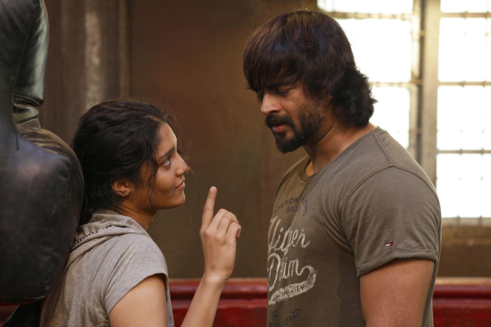 Madhavan and Ritika Singh in Saala Khadoos (2016)