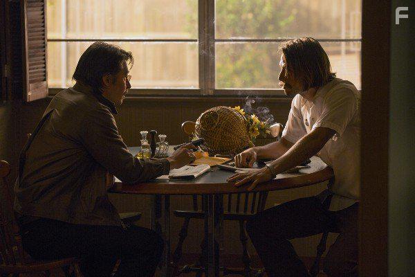 Edoardo Ballerini and Logan Marshall-Green in Quarry (2016)