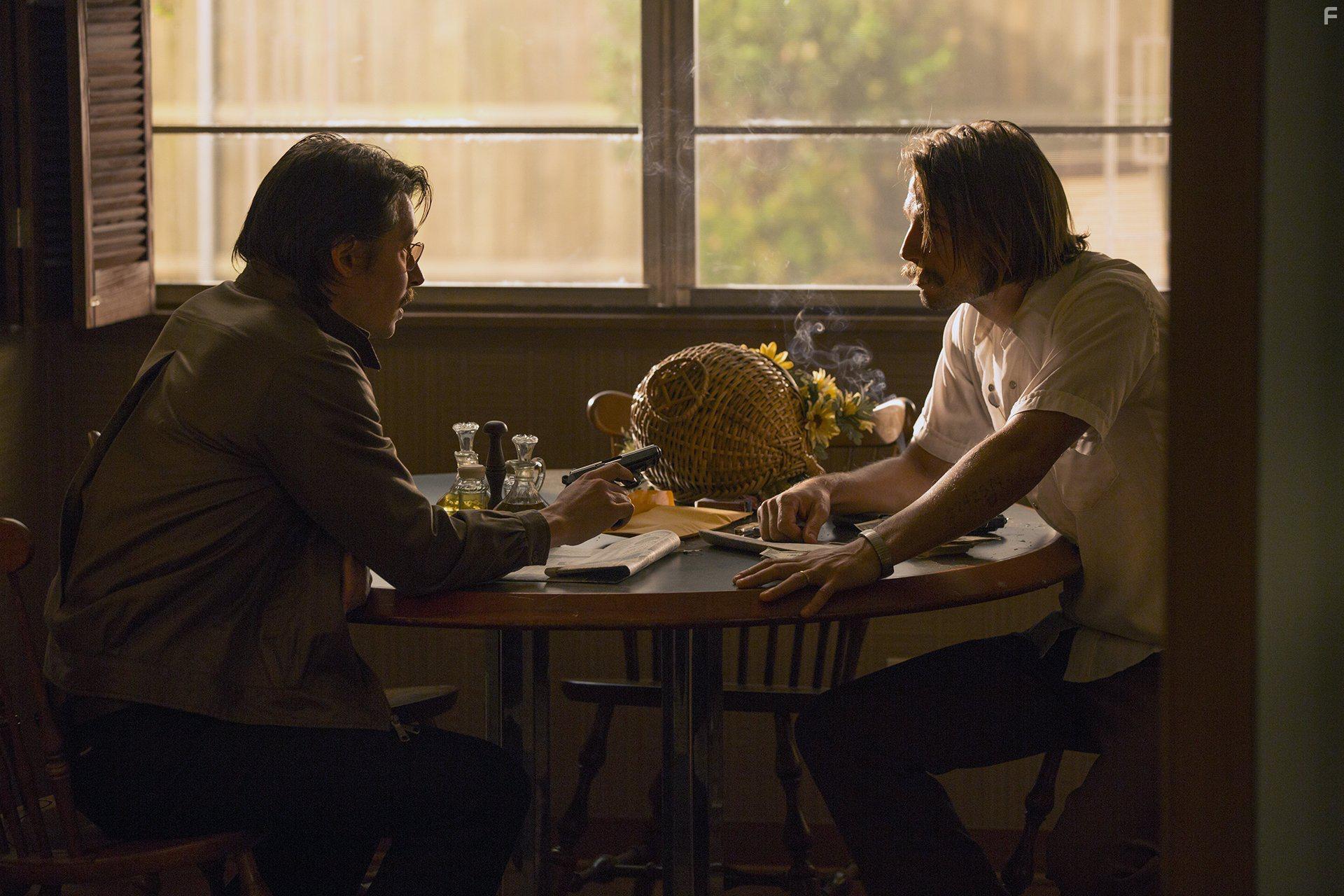 Edoardo Ballerini and Logan Marshall-Green in Quarry (2016)