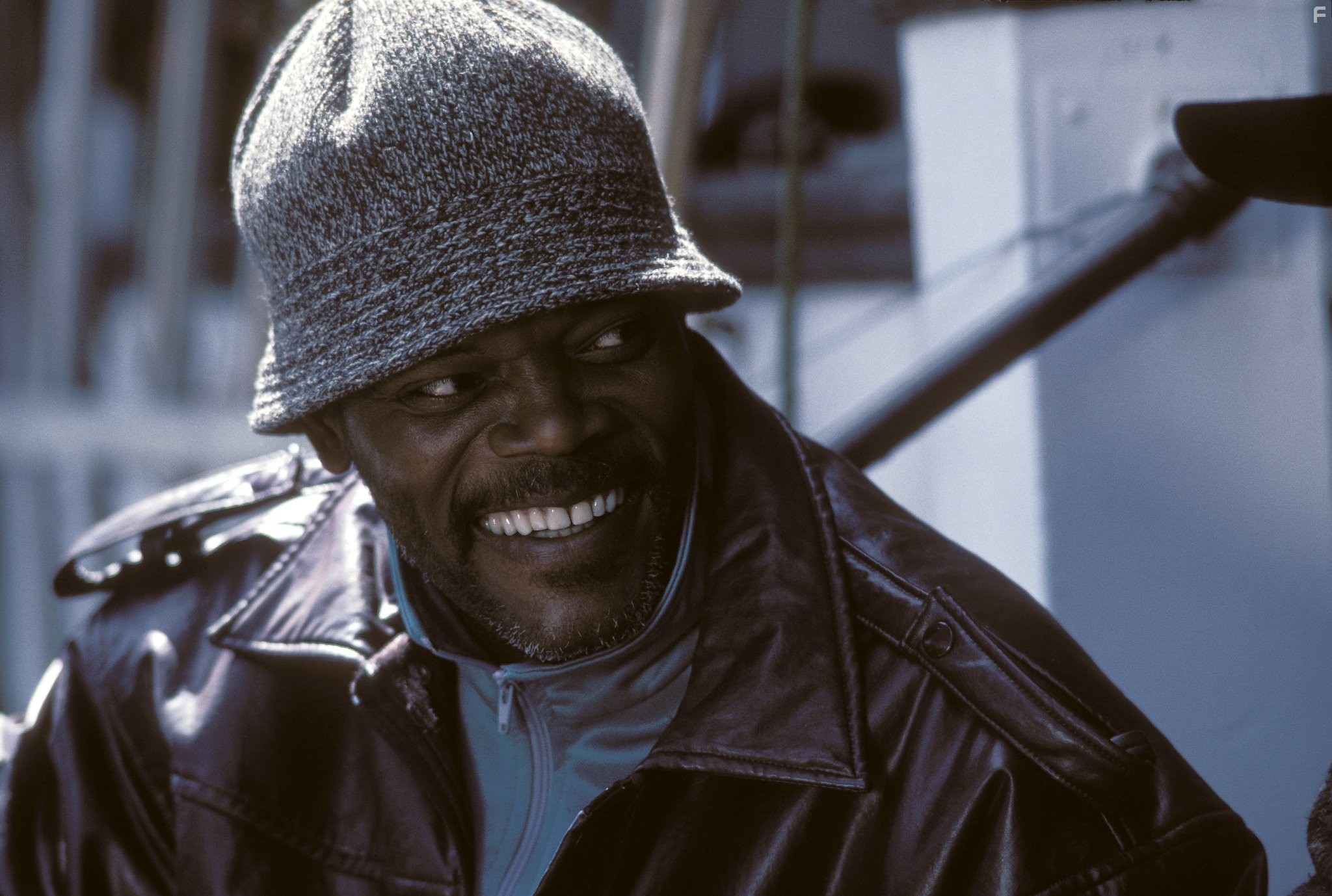 Samuel L. Jackson in Долгий поцелуй на ночь (1996)