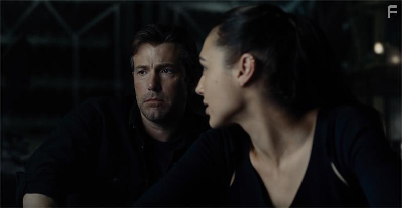 Ben Affleck and Gal Gadot in Justice League (2017)