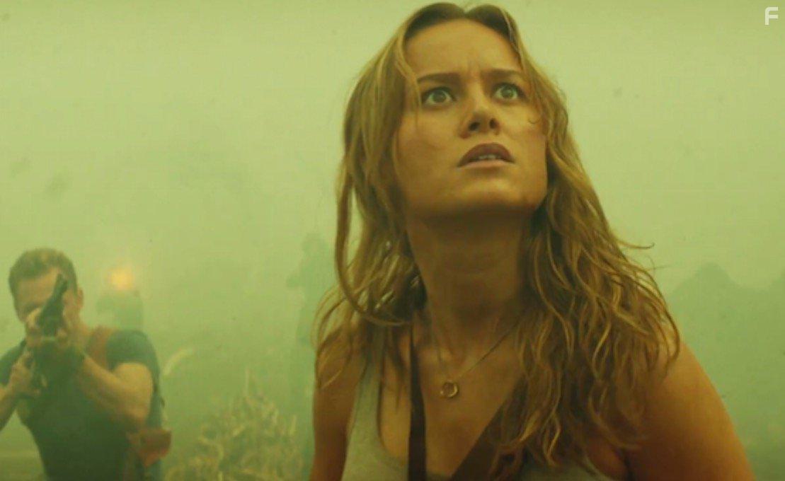 Brie Larson and Tom Hiddleston in Kong: Skull Island (2017)