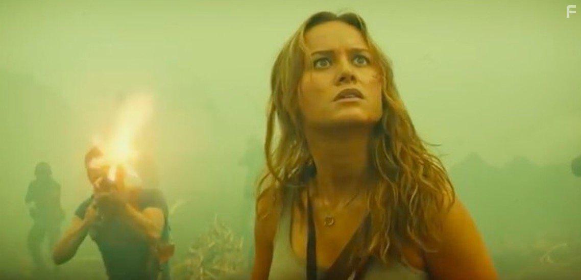 Brie Larson and Tom Hiddleston in Kong: Skull Island (2017)