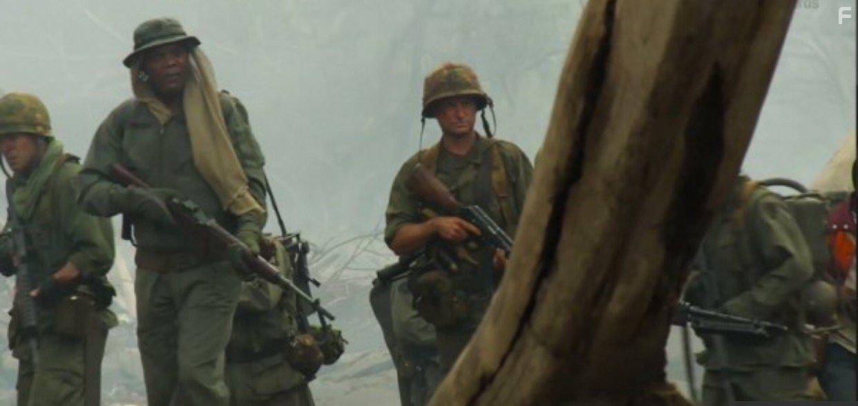 Samuel L. Jackson and Shea Whigham in Kong: Skull Island (2017)