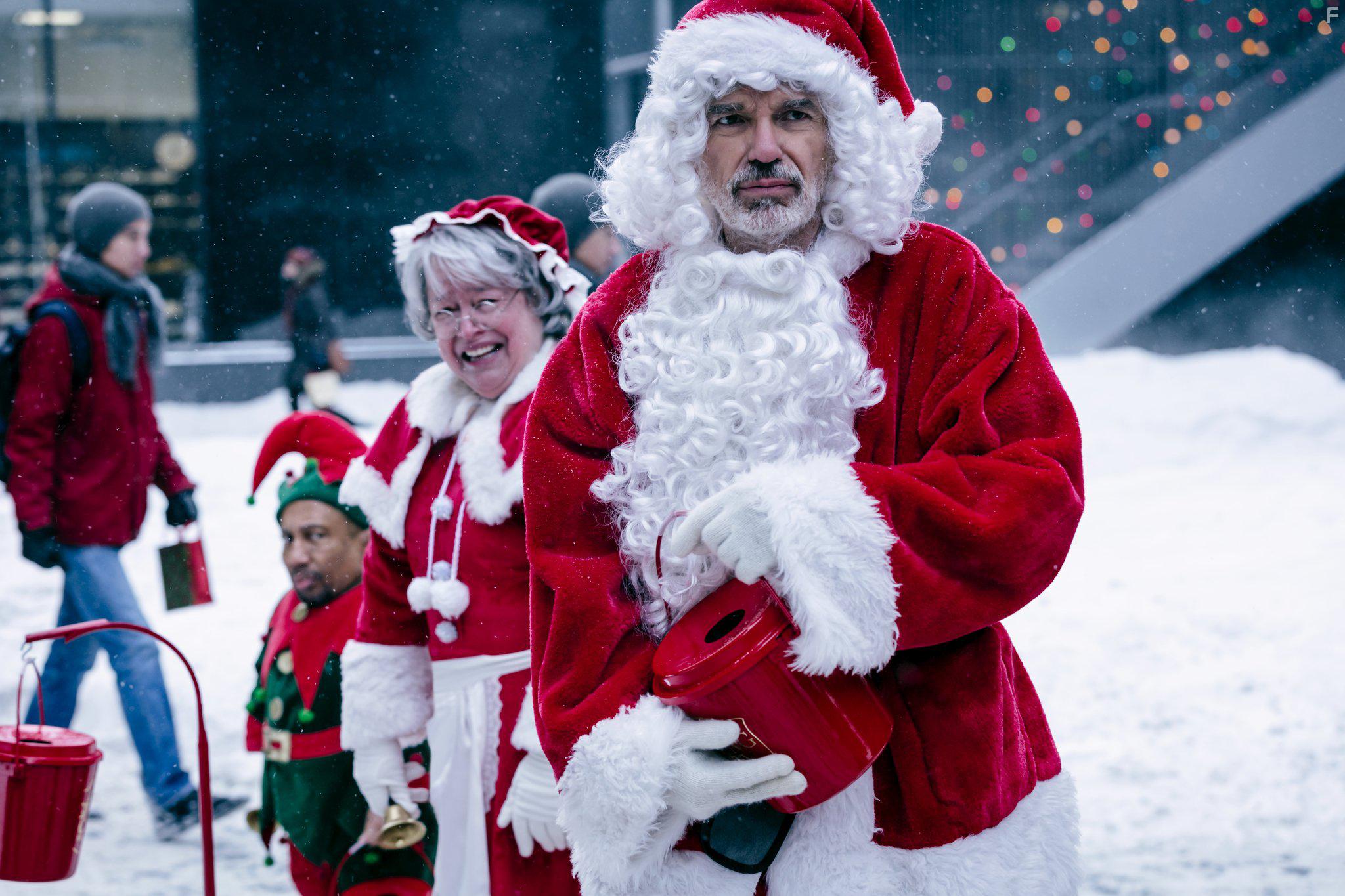 Billy Bob Thornton, Kathy Bates, and Tony Cox in Bad Santa 2 (2016)