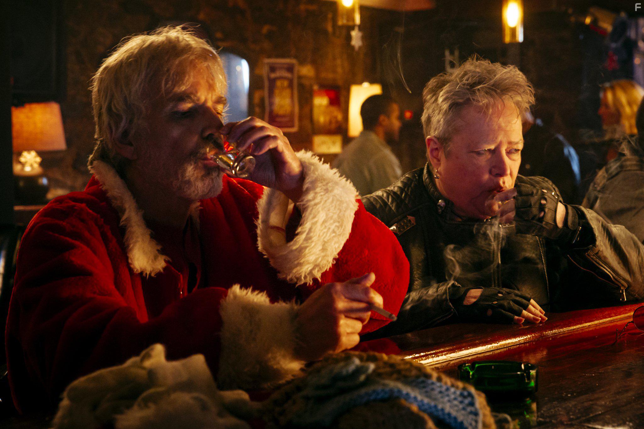 Billy Bob Thornton and Kathy Bates in Bad Santa 2 (2016)