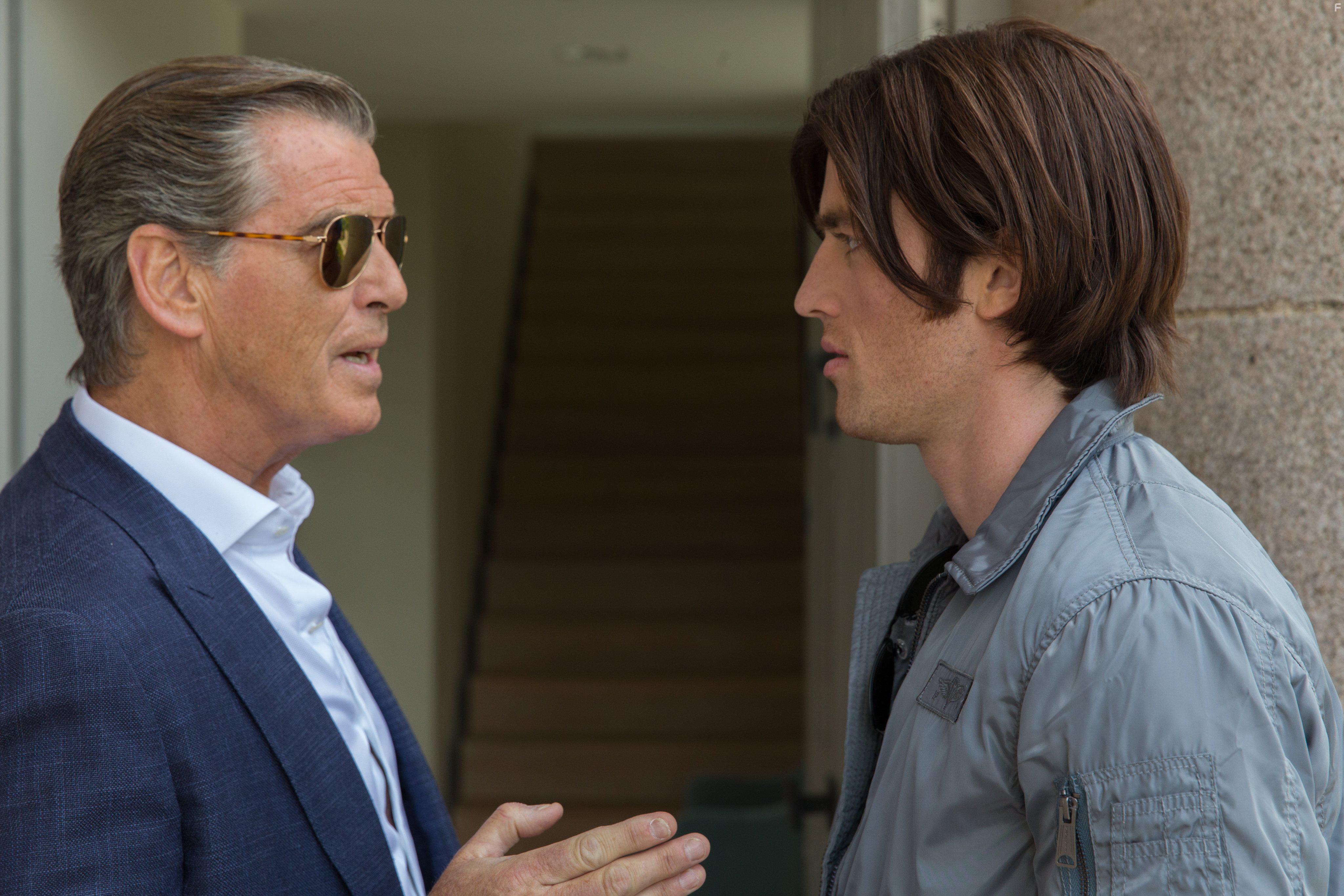 Pierce Brosnan and James Frecheville in I.T. (2016)