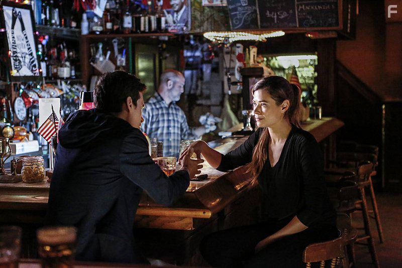 Peyton List and Daniel Bonjour in Frequency (2016)