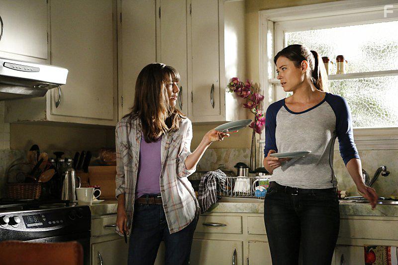 Peyton List and Devin Kelley in Frequency (2016)