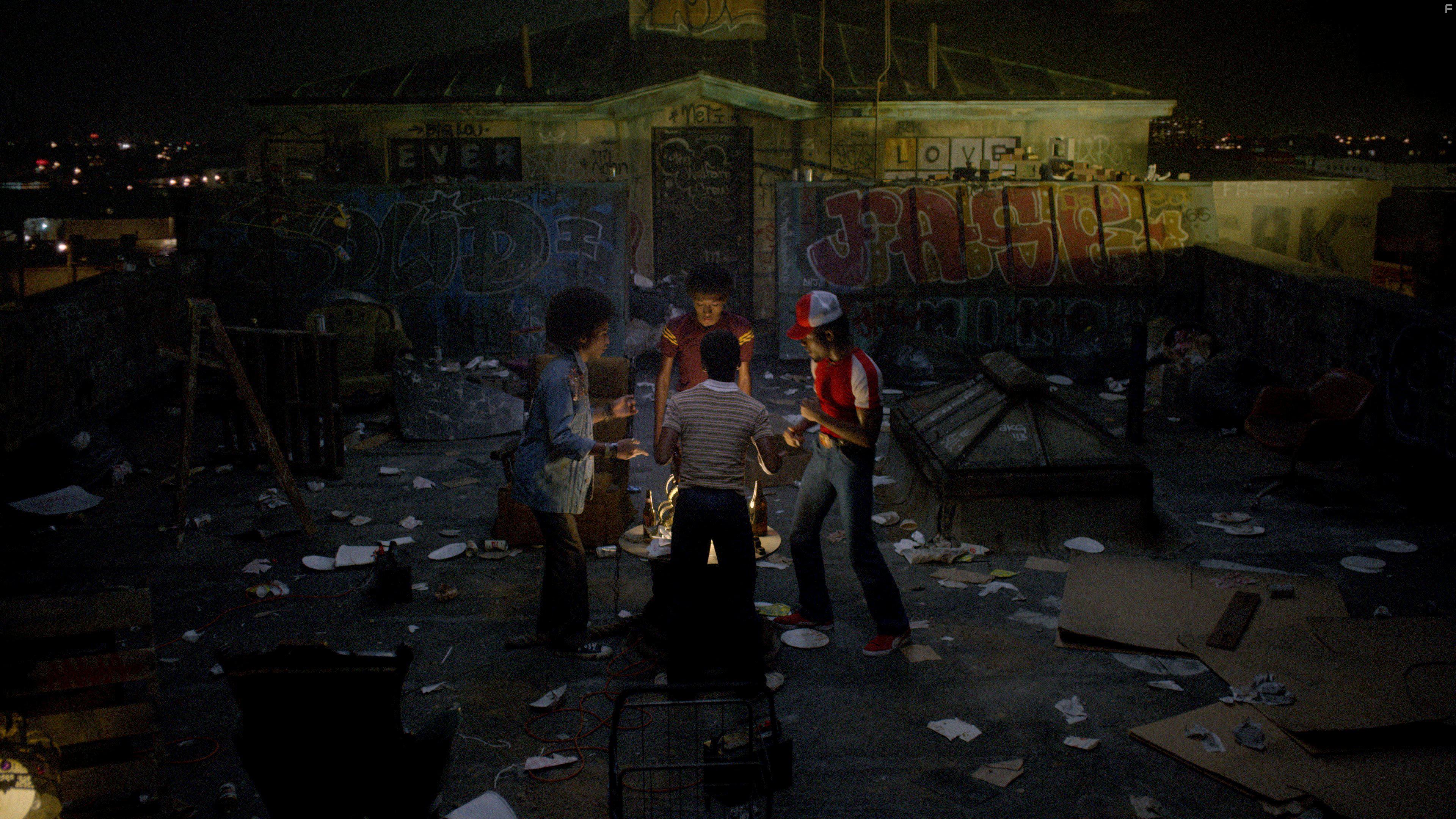 Jaden Smith, Skylan Brooks, Shameik Moore, and Tremaine Brown Jr. in The Get Down (2016)