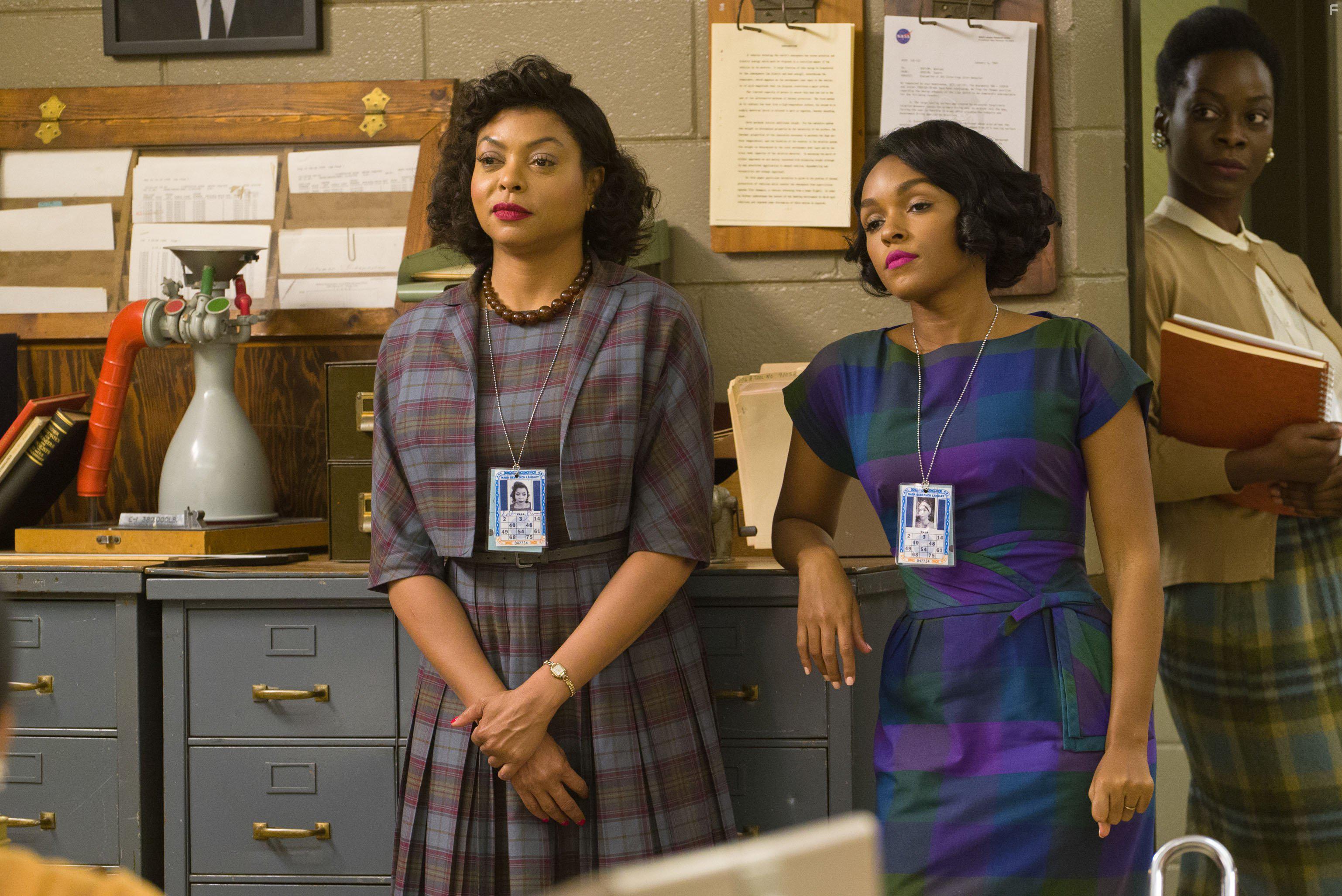 Taraji P. Henson and Janelle Mone in Hidden Figures (2016)