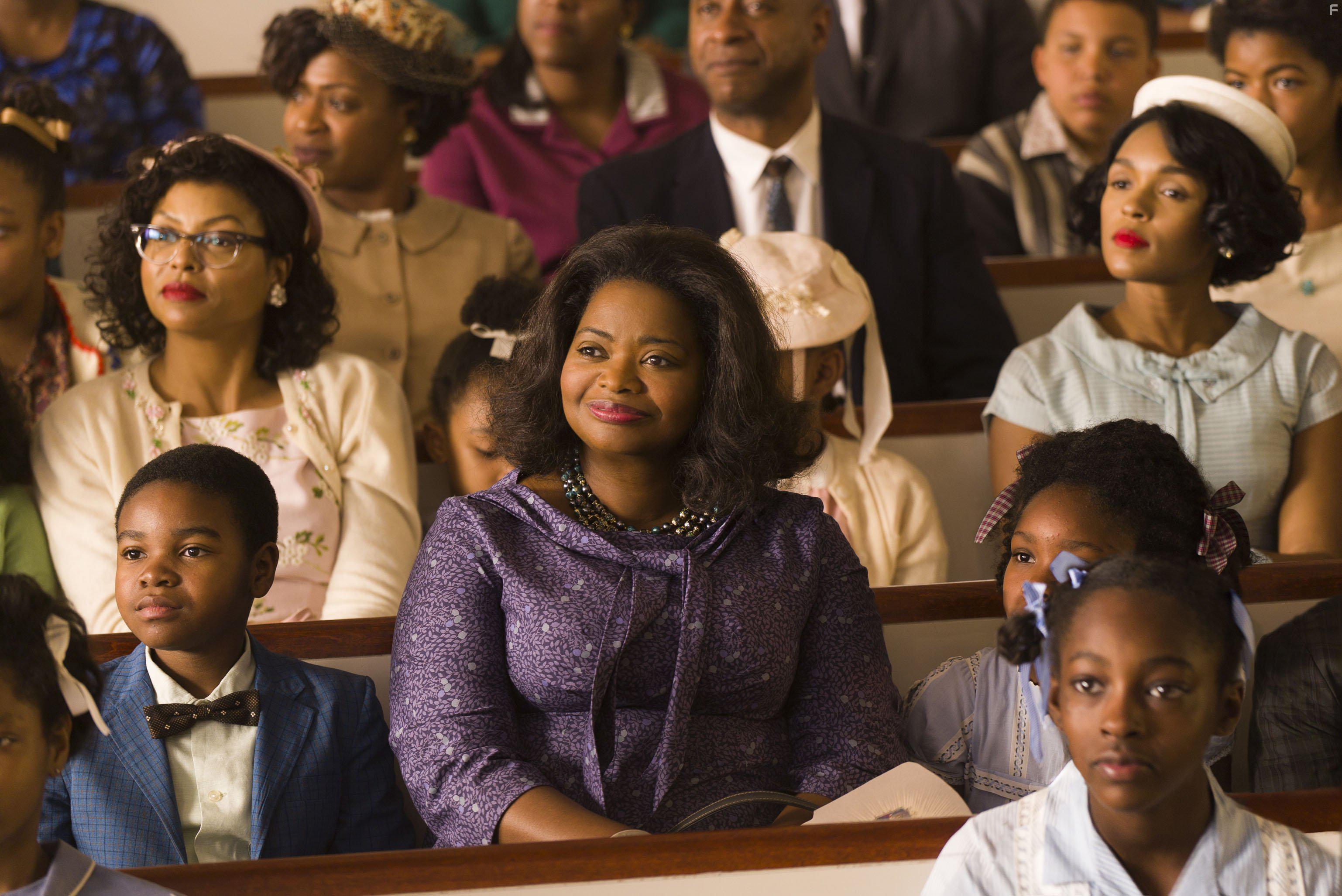 Taraji P. Henson, Octavia Spencer, and Janelle Mone in Hidden Figures (2016)