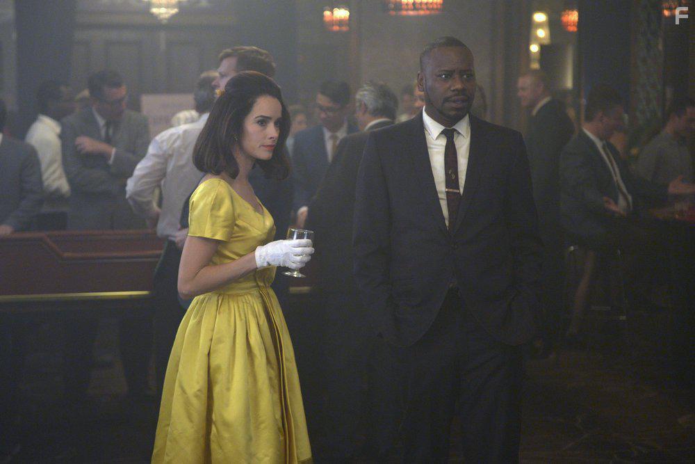 Malcolm Barrett and Abigail Spencer in Timeless (2016)