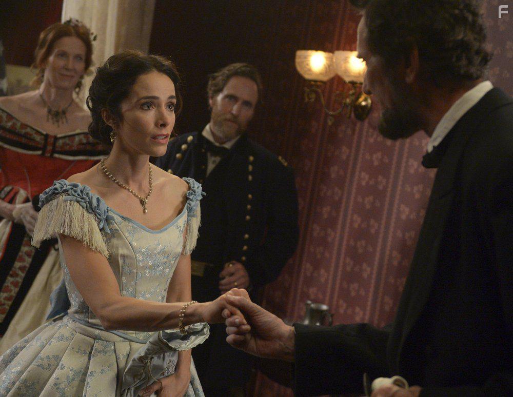 Abigail Spencer, Michael Krebs, and Terry Lewis in Timeless (2016)