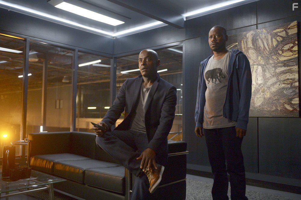 Malcolm Barrett and Paterson Joseph in Timeless (2016)