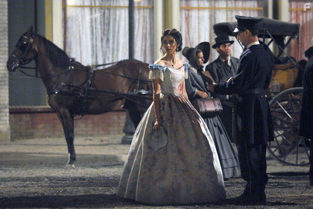 Balzs Kos and Abigail Spencer in Timeless (2016)