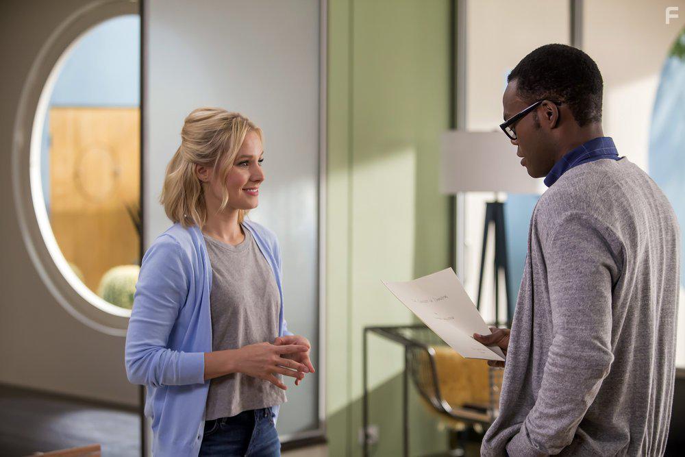 Kristen Bell and William Jackson Harper in The Good Place (2016)