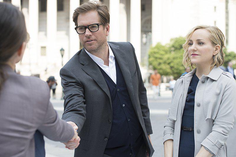 Michael Weatherly and Geneva Carr in Bull (2016)