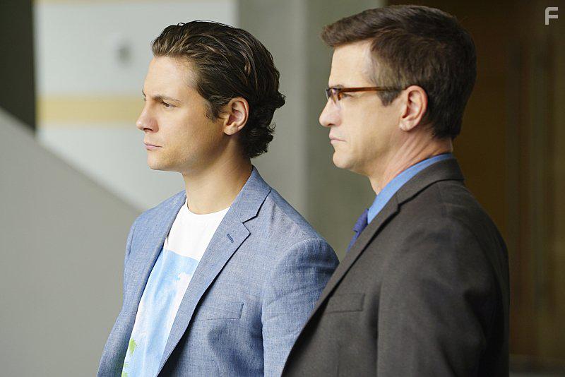 Dermot Mulroney and Augustus Prew in Pure Genius (2016)