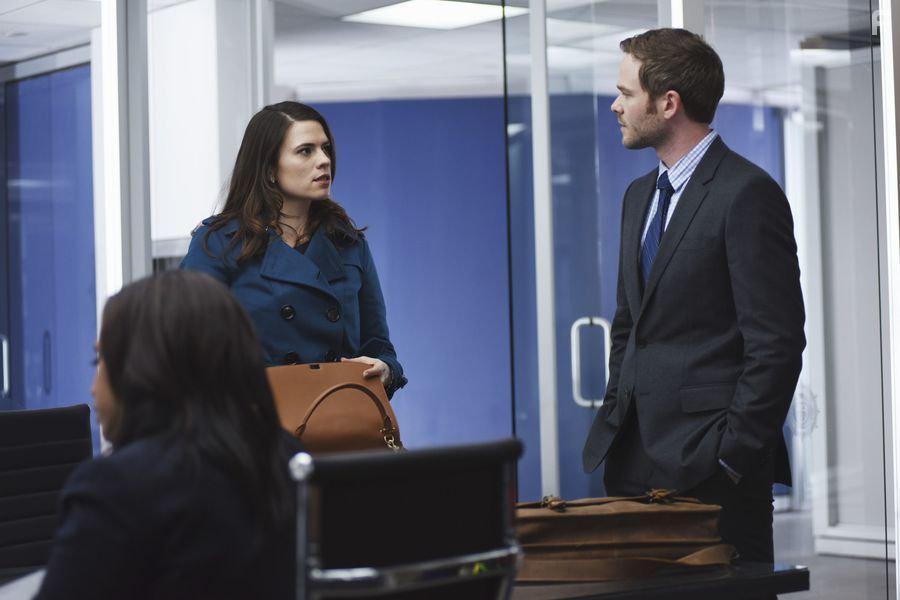 Shawn Ashmore and Hayley Atwell in Conviction (2016)