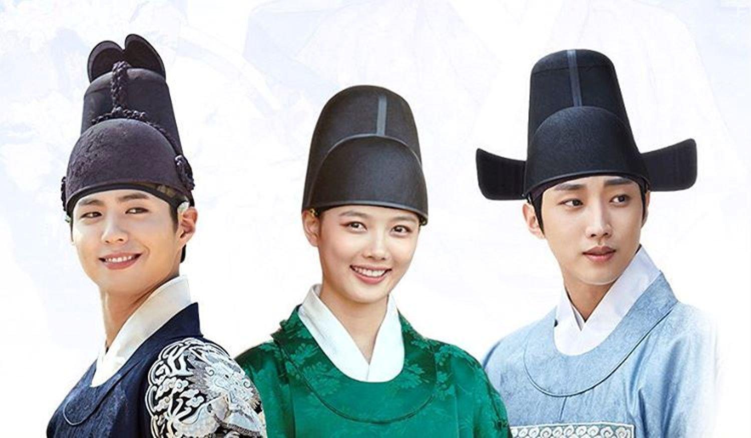 Yoo-Jeong Kim, Bo-gum Park, and Jin Yeong in Gooreumi Geurin Dalbit (2016)