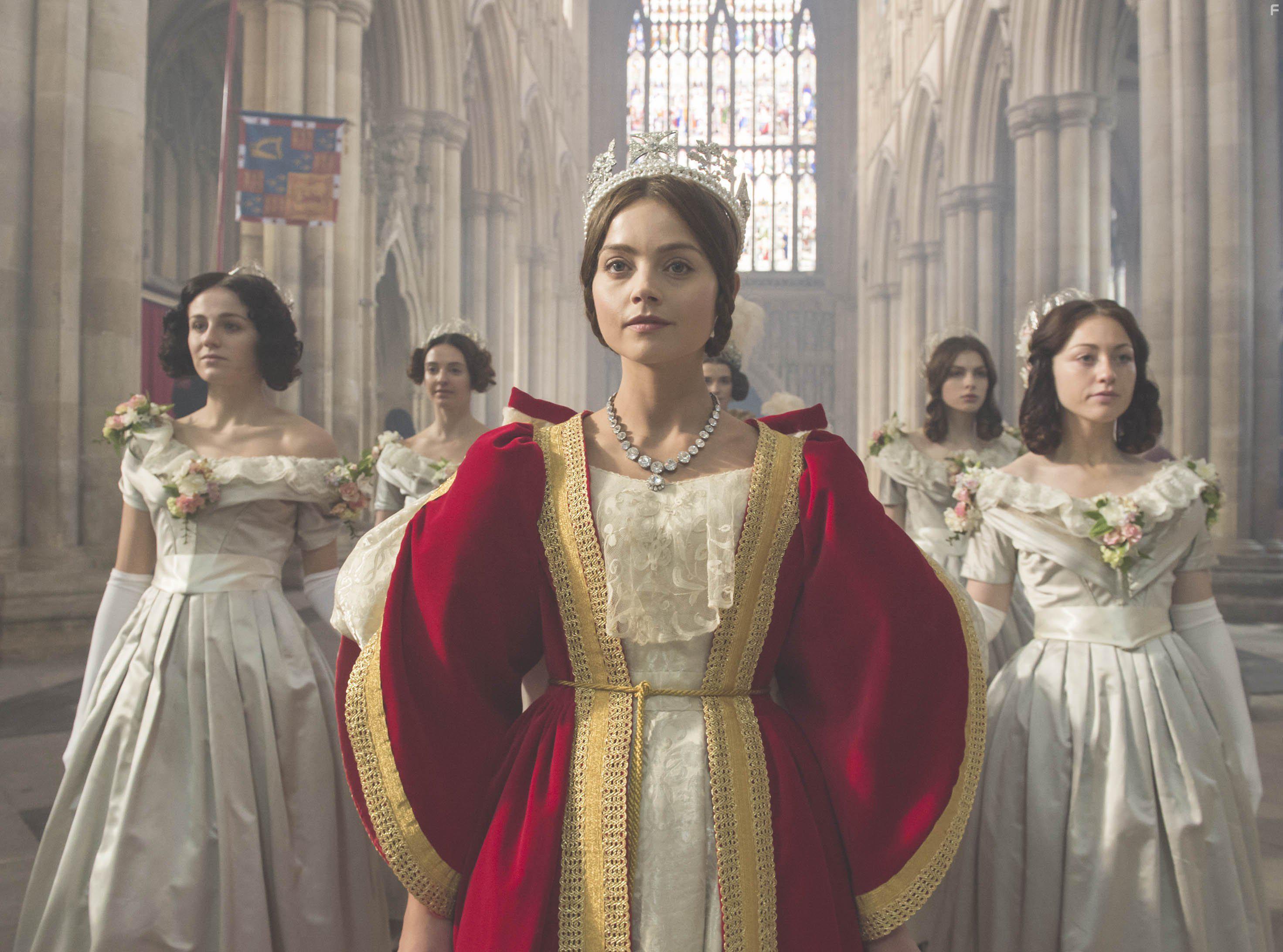 Rufus Sewell and Jenna Coleman in Victoria (2016)