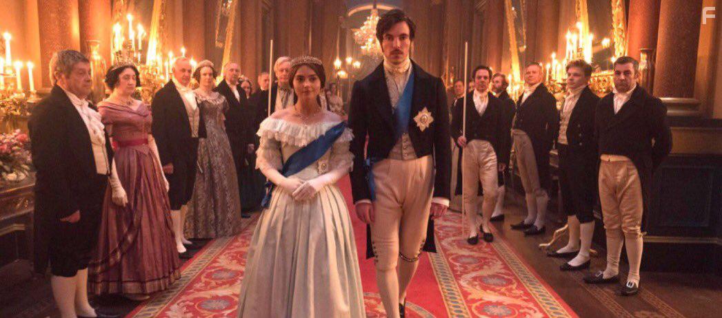 Jenna Coleman and Tom Hughes in Victoria (2016)