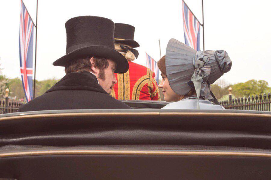Jenna Coleman and Tom Hughes in Victoria (2016)