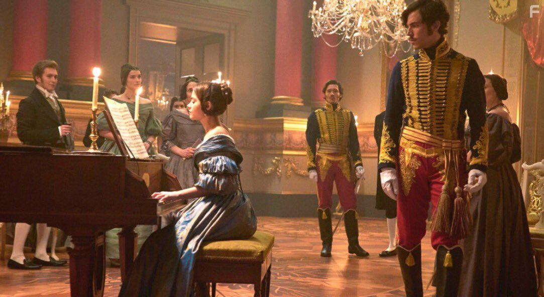 Jenna Coleman and Tom Hughes in Victoria (2016)