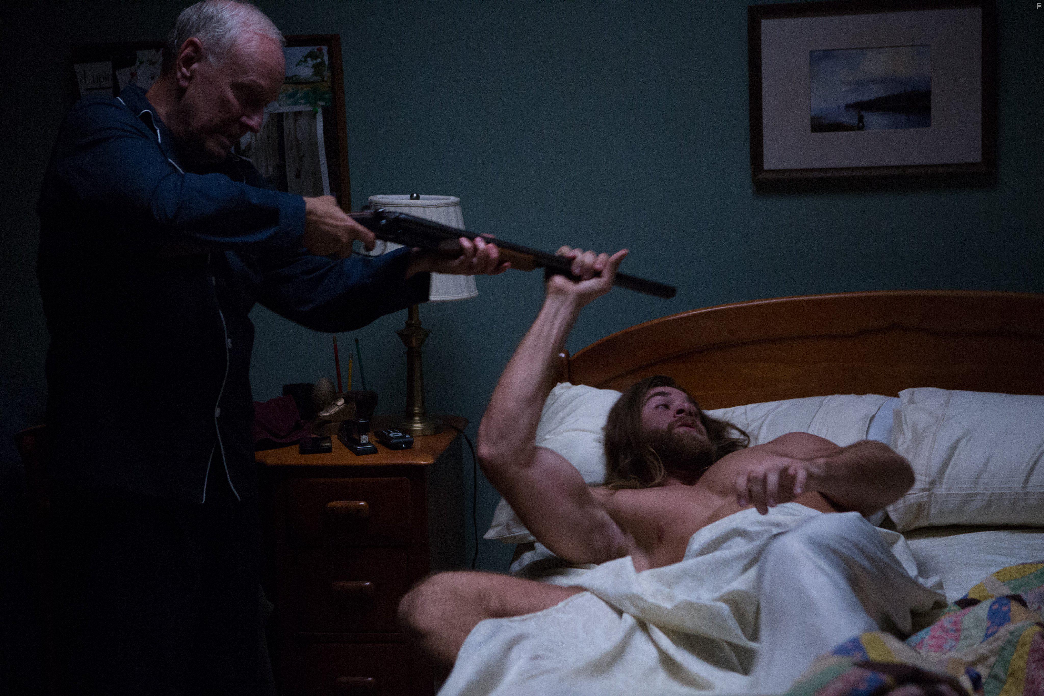 Alpha Trivette and Brock O'Hurn in Too Close to Home (2016)