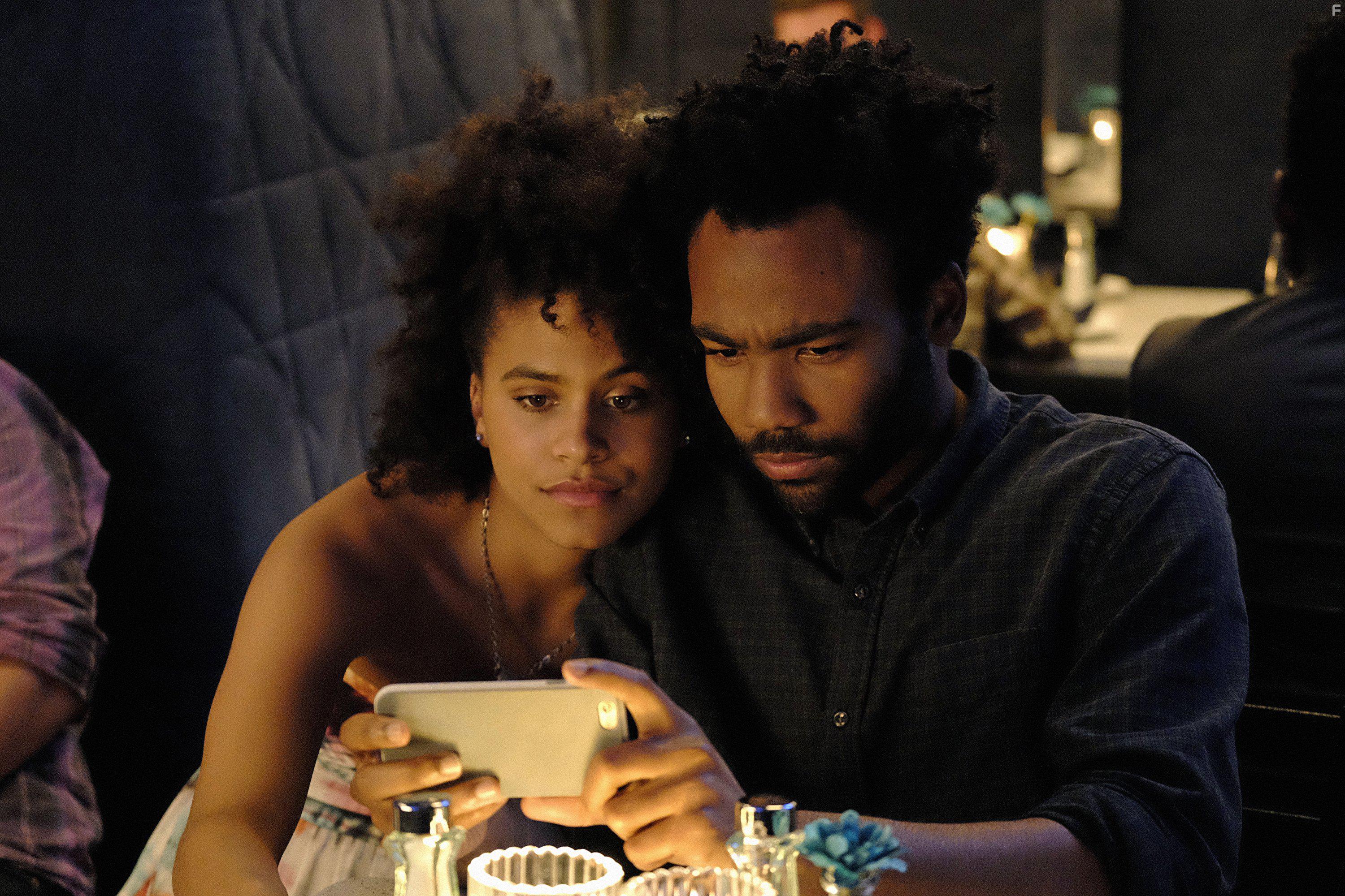 Donald Glover and Zazie Beetz in Atlanta (2016)