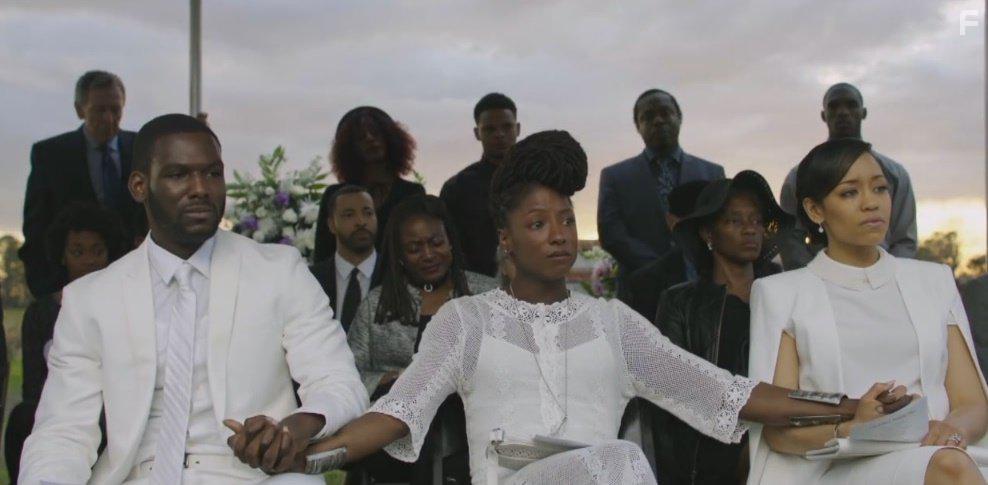 Dawn-Lyen Gardner, Timon Kyle Durrett, Rutina Wesley, and Kofi Siriboe in Queen Sugar (2016)