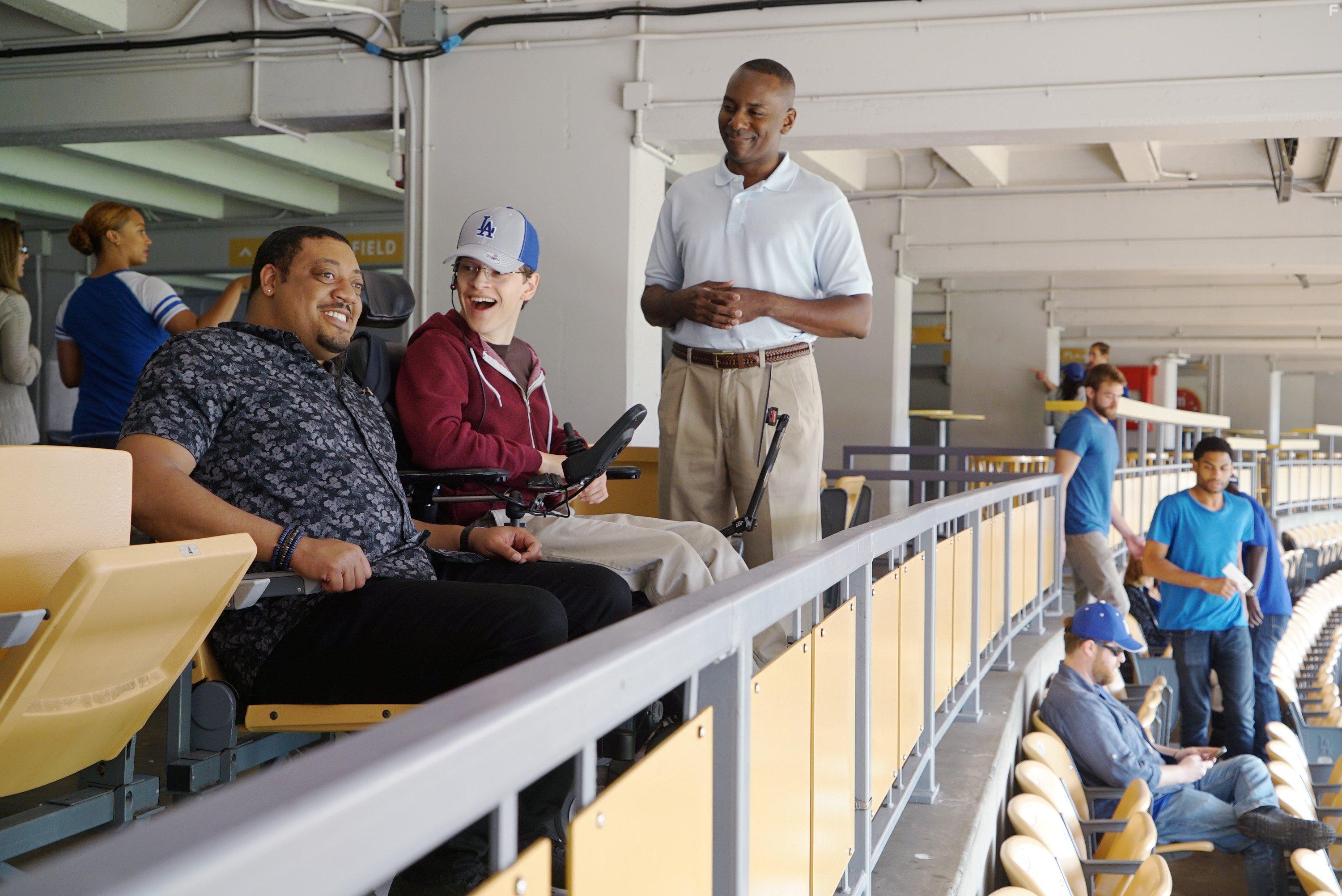 Rodney J. Hobbs, Cedric Yarbrough, and Micah Fowler in Speechless (2016)