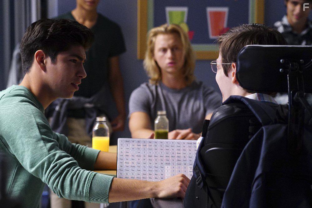 Myles Brewer and Jeromy Ramos in Speechless (2016)