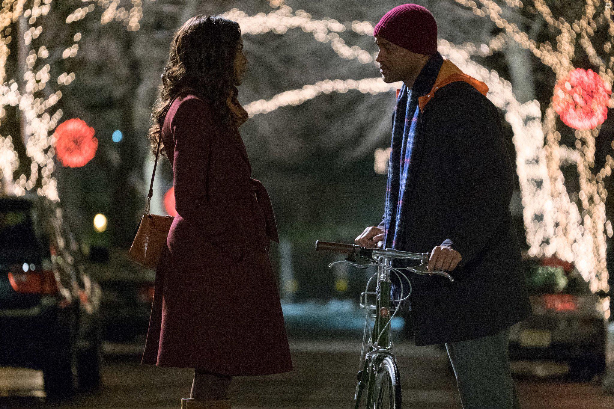 Will Smith, Naomie Harris, and Keira Knightley in Collateral Beauty (2016)