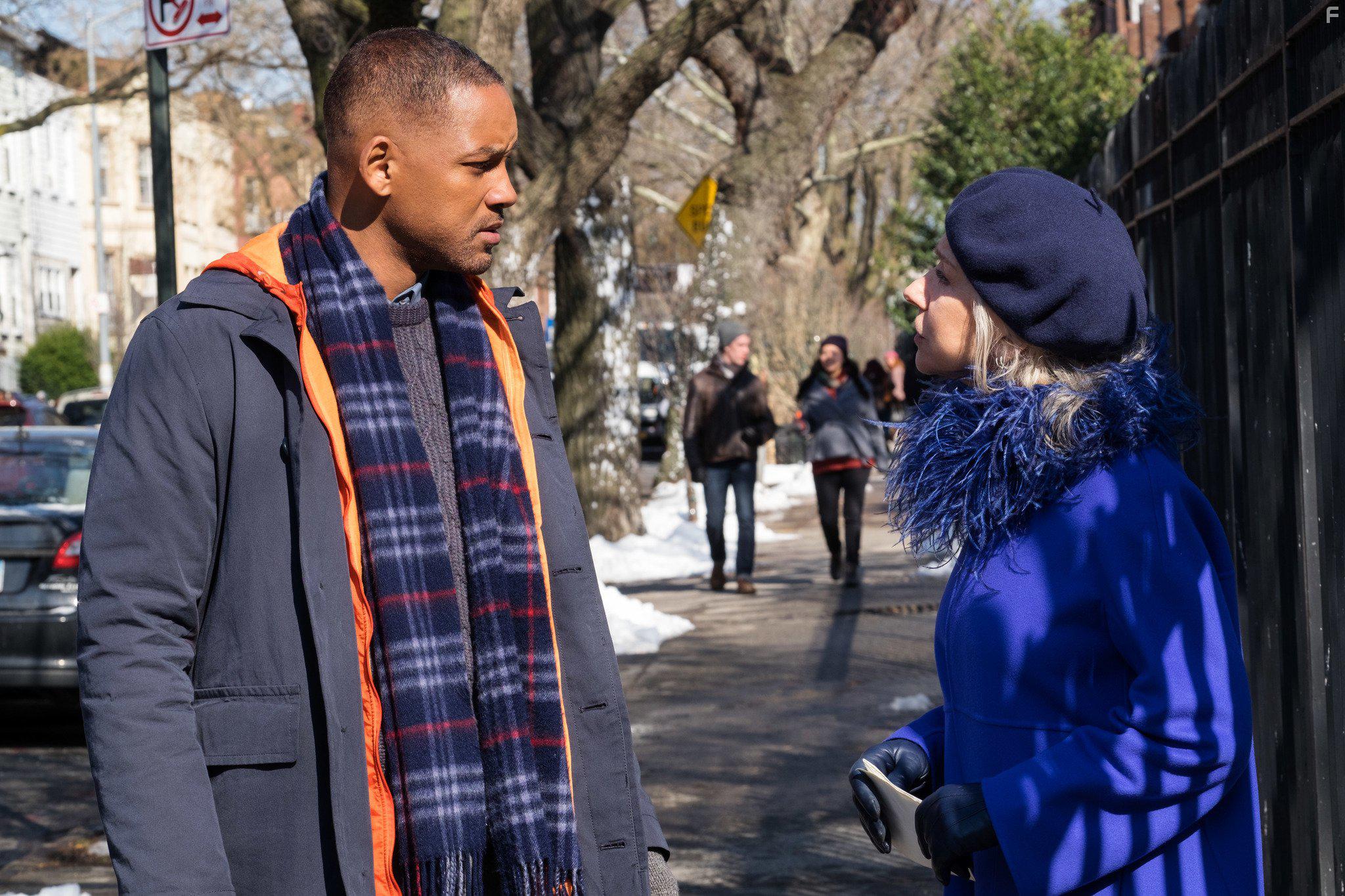 Will Smith and Helen Mirren in Collateral Beauty (2016)