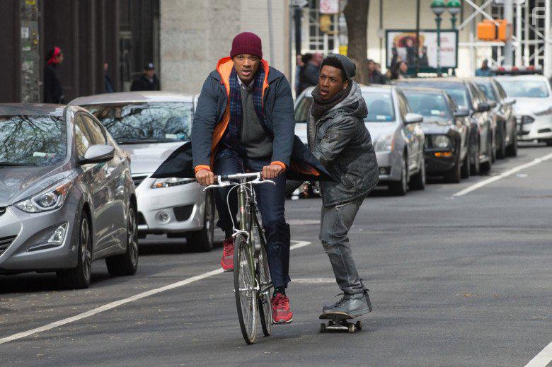 Will Smith and Jacob Latimore in Collateral Beauty (2016)