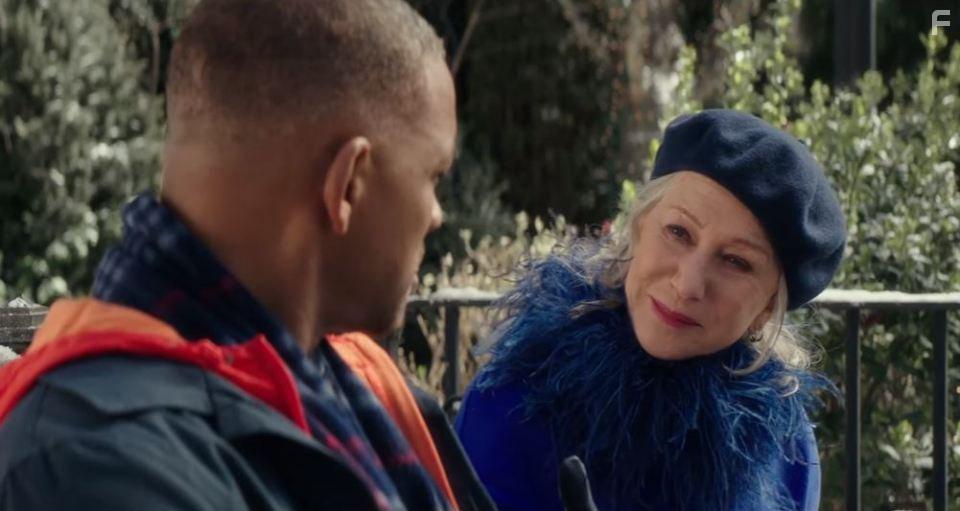 Will Smith and Helen Mirren in Collateral Beauty (2016)