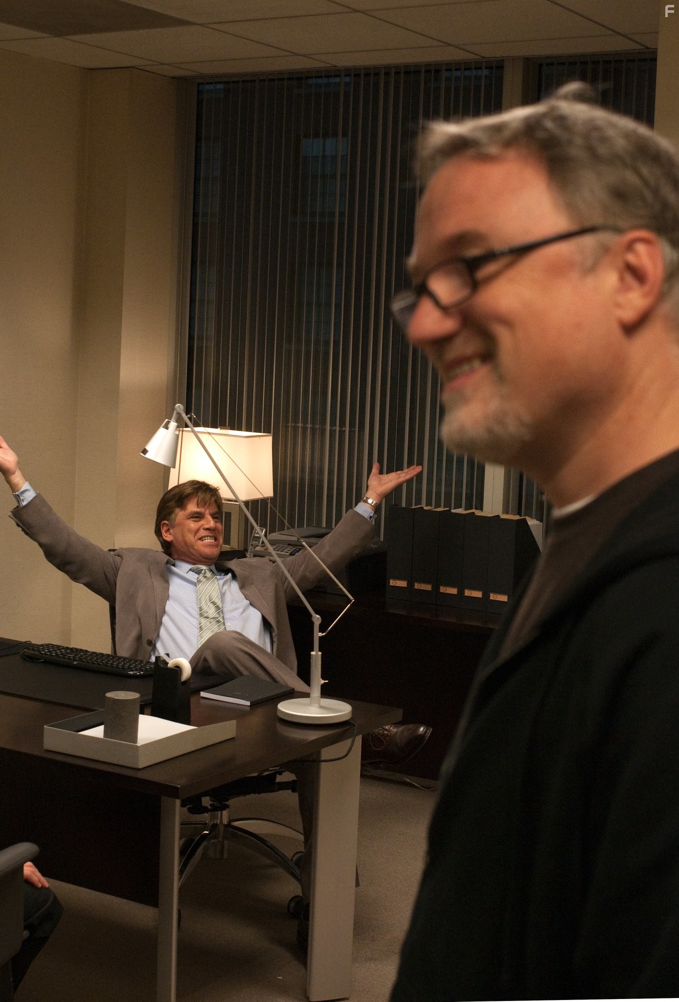 David Fincher and Aaron Sorkin in Социальная сеть (2010)