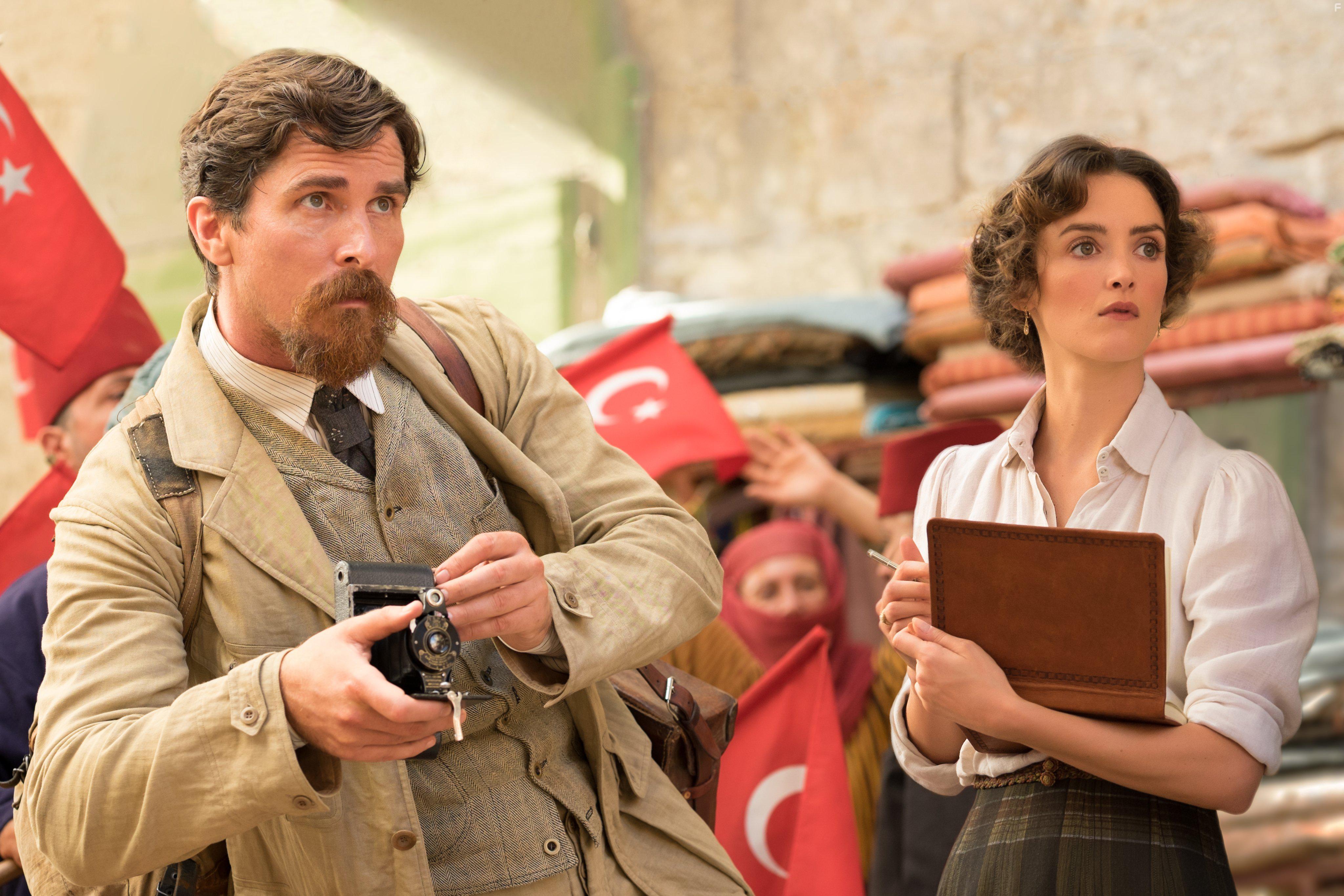Christian Bale and Charlotte Le Bon in The Promise (2016)