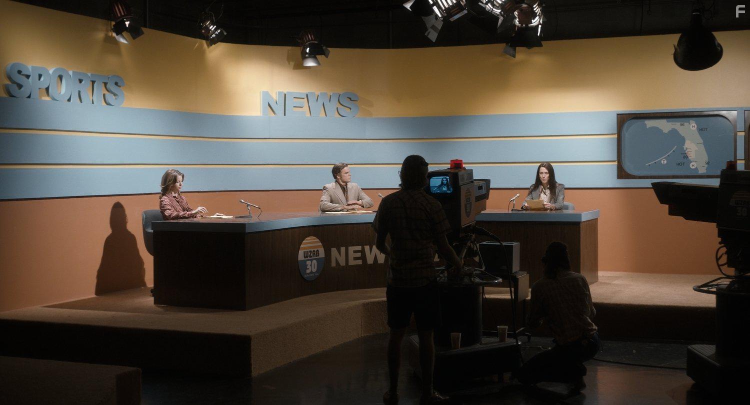 Michael C. Hall, Rebecca Hall, and Kim Shaw in Christine (2016)