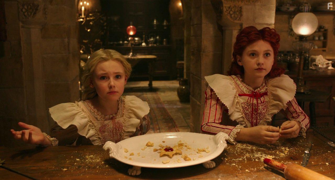 Leilah de Meza and Amelia Crouch in Alice Through the Looking Glass (2016)