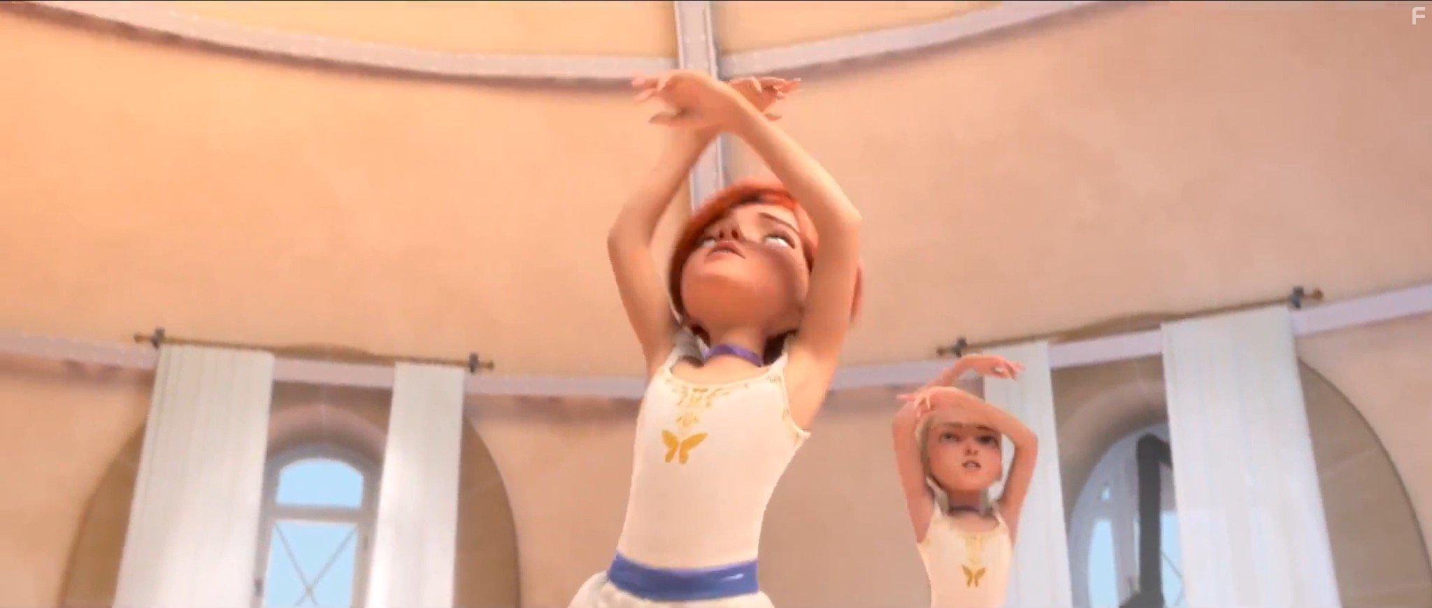 Elle Fanning and Maddie Ziegler in Ballerina (2016)