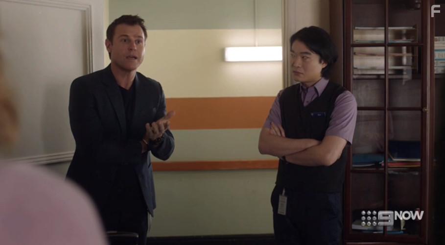 Rodger Corser and Charles Wu in Doctor Doctor: Ring of Fire (2019)