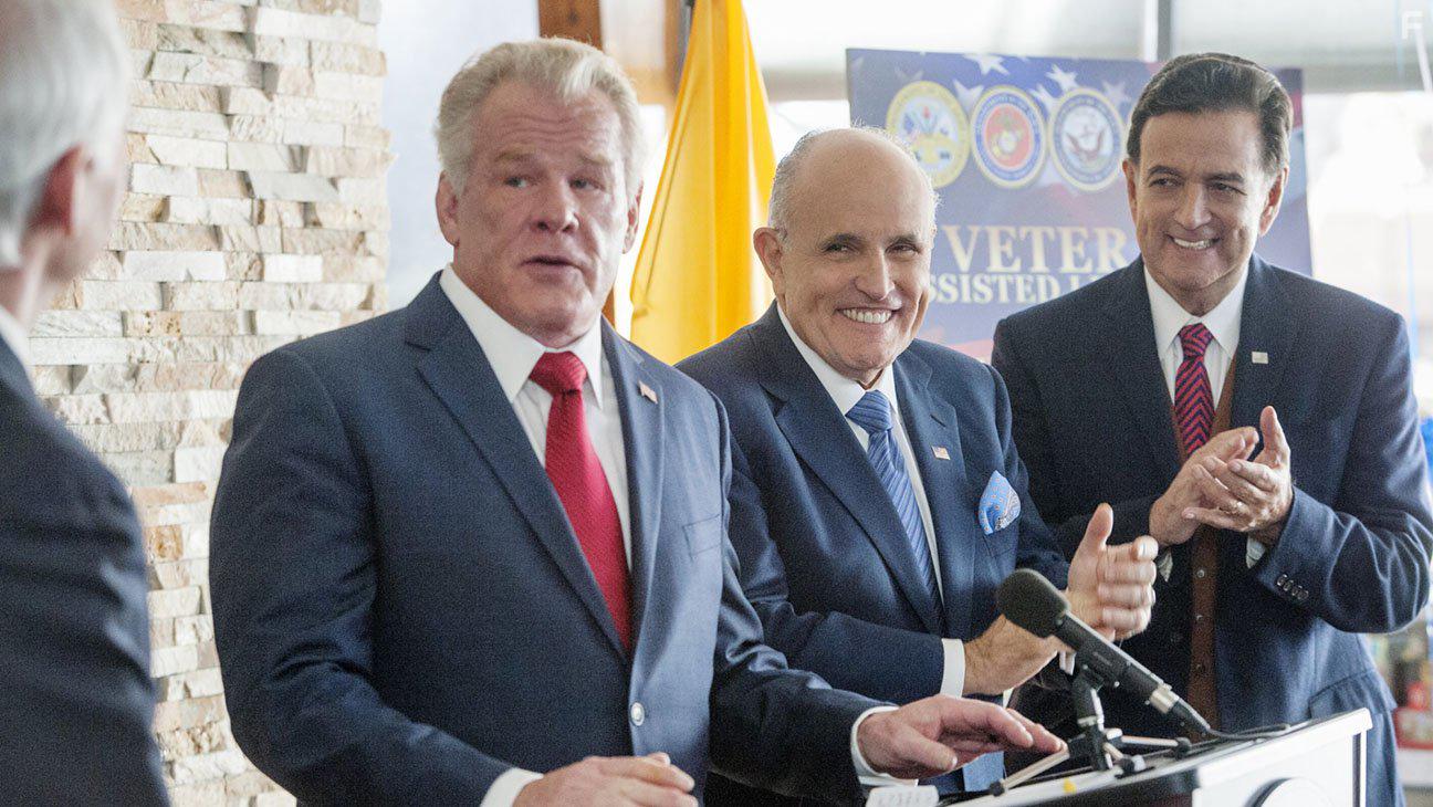 Nick Nolte, Rudy Giuliani, and Bill Richardson in Graves (2016)