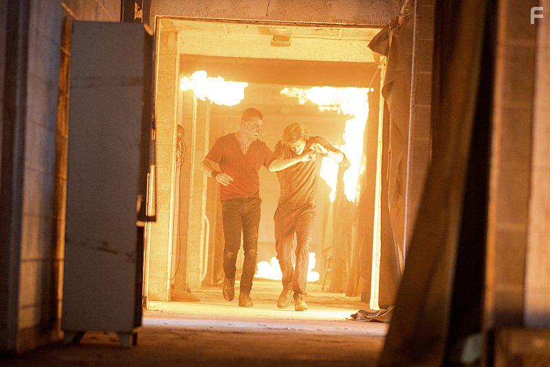 George Eads and Lucas Till in MacGyver (2016)