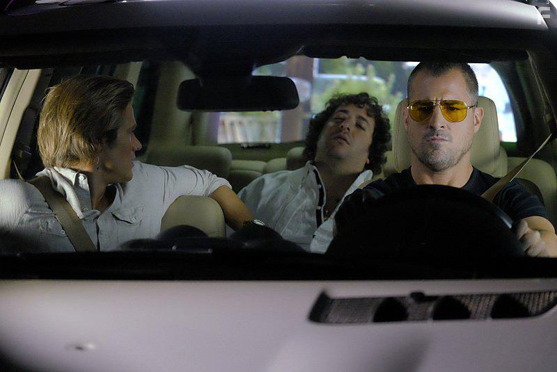 George Eads, Lucas Till, and Oliver Cooper in MacGyver (2016)